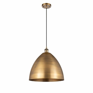 Metal Bristol - 1 Light Mini Pendant In Industrial Style-18.75 Inches Tall and 16 Inches Wide - 1297697
