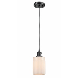Hadley - 1 Light Cord Hung Mini Pendant-9 Inch Tall and 4.5 Inch Wide - 1424736