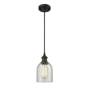 Caledonia - 1 Light Cord Hung Mini Pendant-9 Inch Tall and 5 Inch Wide - 1424679