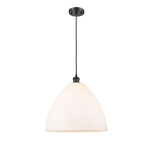Bristol - 1 Light Cord hung Pendant-17 Inch Tall and 16 Inch Wide - 1424717