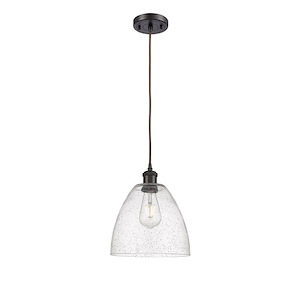 Bristol - 1 Light Cord hung Mini Pendant-11.5 Inch Tall and 9 Inch Wide - 1424753