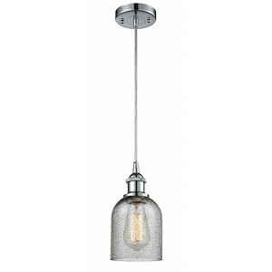 Caledonia - 1 Light Cord Hung Mini Pendant-9 Inch Tall and 5 Inch Wide - 1424919