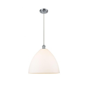 Bristol - 1 Light Cord hung Pendant-17 Inch Tall and 16 Inch Wide - 1424703