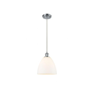 Bristol - 1 Light Cord hung Mini Pendant-11.5 Inch Tall and 9 Inch Wide - 1424733