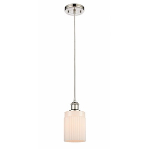 Hadley - 1 Light Cord Hung Mini Pendant-9 Inch Tall and 4.5 Inch Wide - 1424769