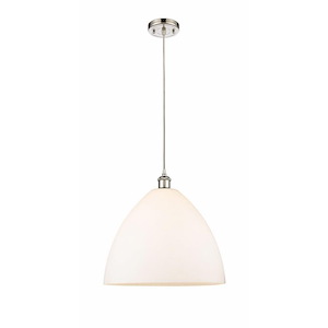 Bristol - 1 Light Cord hung Pendant-17 Inch Tall and 16 Inch Wide - 1424931