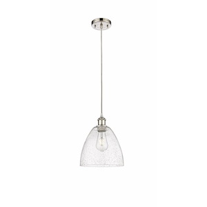 Bristol - 1 Light Cord hung Mini Pendant-11.5 Inch Tall and 9 Inch Wide - 1424816