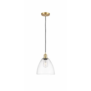 Bristol - 1 Light Cord hung Mini Pendant-11.5 Inch Tall and 9 Inch Wide - 1424827