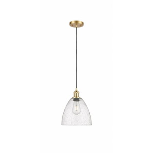 Bristol - 1 Light Cord hung Mini Pendant-11.5 Inch Tall and 9 Inch Wide - 1424812