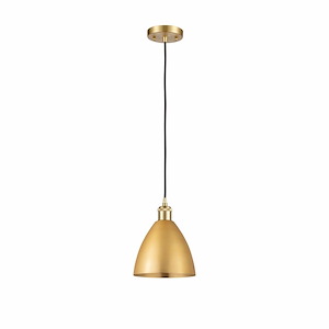 Metal Bristol - 1 Light Mini Pendant In Industrial Style-11.25 Inches Tall and 7.5 Inches Wide - 1424713