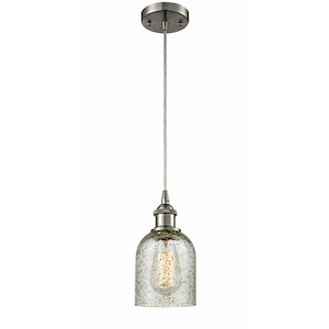 Caledonia - 1 Light Cord Hung Mini Pendant-9 Inch Tall and 5 Inch Wide - 1424850