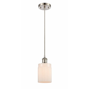 Hadley - 1 Light Cord Hung Mini Pendant-9 Inch Tall and 4.5 Inch Wide - 1424727