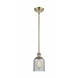 Caledonia - 1 Light Mini Pendant-9 Inch Tall and 5 Inch Wide - 1424942