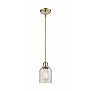 Caledonia - 1 Light Mini Pendant-9 Inch Tall and 5 Inch Wide - 1424779