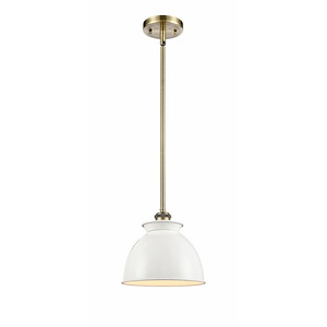 Adirondack - 1 Light Mini Pendant In Industrial Style-10 Inches Tall and 8.13 Inches Wide - 1424845
