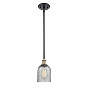 Caledonia - 1 Light Mini Pendant-9 Inch Tall and 5 Inch Wide - 1424786