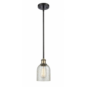 Caledonia - 1 Light Mini Pendant-9 Inch Tall and 5 Inch Wide - 1424947