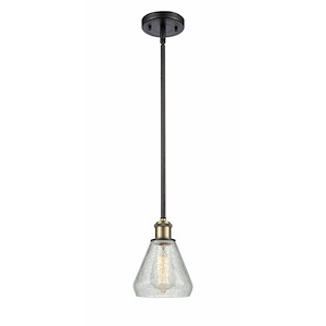 Conesus - 1 Light Mini Pendant In Industrial Style-10 Inches Tall and 6 Inches Wide - 1289530