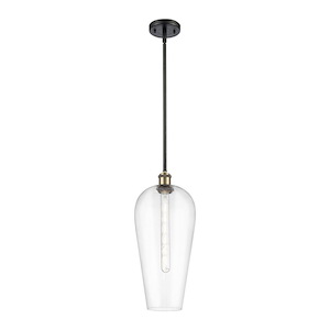 Chelsea - 1 Light Ballston Stem Hung Mini Pendant-19 Inch Tall and 8 Inch Wide - 1387660