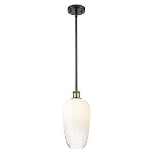 Brookhaven Flute - 1 Light Ballston Stem Hung Mini Pendant-14.5 Inch Tall and 7 Inch Wide - 1387675