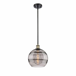 Rochester - 1 Light Stem Hung Mini Pendant In Industrial Style-11.63 Inches Tall and 10 Inches Wide - 1330028