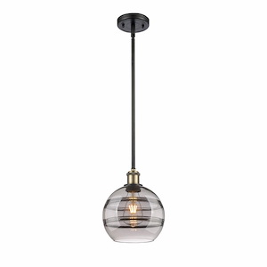 Rochester - 1 Light Stem Hung Mini Pendant In Industrial Style-9.88 Inches Tall and 8 Inches Wide - 1330021