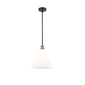 Berkshire Glass - 100W 1 LED Mini Pendant-13 Inch Tall and 12 Inch Wide - 1425107