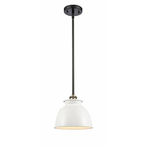 Adirondack - 1 Light Mini Pendant In Industrial Style-10 Inches Tall and 8.13 Inches Wide - 1424854