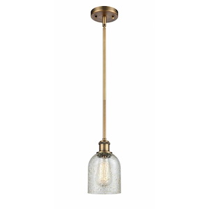 Caledonia - 1 Light Mini Pendant-9 Inch Tall and 5 Inch Wide - 1424864