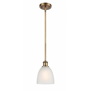 Castile - 1 Light Mini Pendant-9 Inch Tall and 6 Inch Wide - 1424865