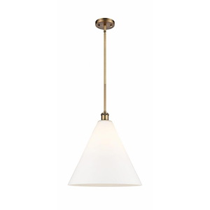 Berkshire Glass - 1 Light Pendant-17 Inch Tall and 16 Inch Wide - 1424891