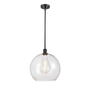 Athens - 1 Light Pendant In Industrial Style-16.38 Inches Tall and 13.75 Inches Wide - 1289511