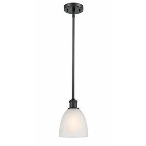 Castile - 1 Light Mini Pendant-9 Inch Tall and 6 Inch Wide - 1424883