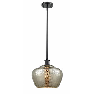 Fenton - 1 Light Mini Pendant In Industrial Style-11 Inches Tall and 11 Inches Wide - 1289517