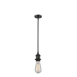 Ballston - 1 Light Bare Bulb Mini Pendant In IndustrialStyle-4 Inches Tall and 4.5 Inches Wide - 1285390