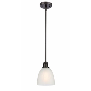 Castile - 1 Light Mini Pendant-9 Inch Tall and 6 Inch Wide - 1424975