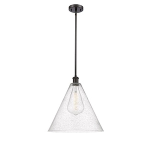 Berkshire Glass - 1 Light Pendant-17 Inch Tall and 16 Inch Wide - 1425003