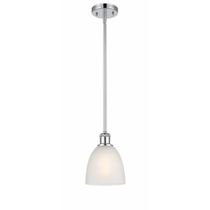 Castile - 1 Light Mini Pendant-9 Inch Tall and 6 Inch Wide - 1425007