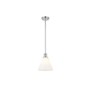 Berkshire Glass - 1 Light Mini Pendant-10 Inch Tall and 8 Inch Wide - 1425087