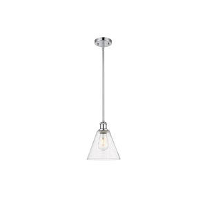 Berkshire Glass - 1 Light Mini Pendant-10 Inch Tall and 8 Inch Wide - 1425011