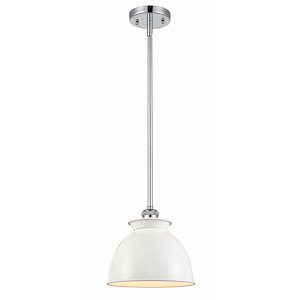 Adirondack - 1 Light Mini Pendant In Industrial Style-10 Inches Tall and 8.13 Inches Wide - 1425008