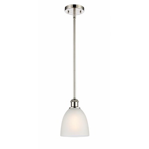 Castile - 1 Light Mini Pendant-9 Inch Tall and 6 Inch Wide - 1424979