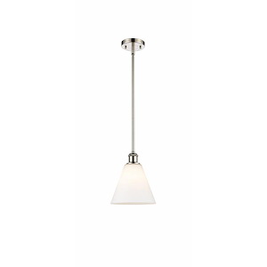 Berkshire Glass - 1 Light Mini Pendant-10 Inch Tall and 8 Inch Wide - 1425014