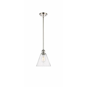Berkshire Glass - 1 Light Mini Pendant-10 Inch Tall and 8 Inch Wide - 1425115