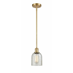 Caledonia - 1 Light Mini Pendant-9 Inch Tall and 5 Inch Wide - 1425169