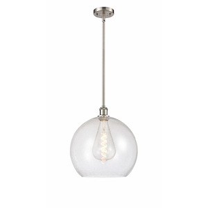 Athens - 1 Light Pendant In Industrial Style-16.38 Inches Tall and 13.75 Inches Wide - 1289511