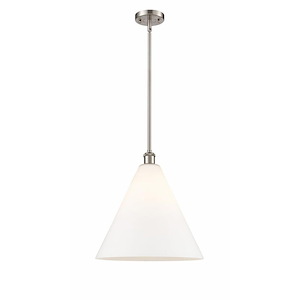 Berkshire Glass - 1 Light Pendant-17 Inch Tall and 16 Inch Wide - 1424988