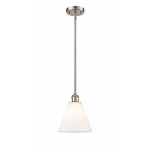 Berkshire Glass - 1 Light Mini Pendant-10 Inch Tall and 8 Inch Wide - 1425122