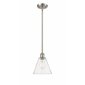 Berkshire Glass - 1 Light Mini Pendant-10 Inch Tall and 8 Inch Wide - 1425020