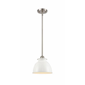 Adirondack - 1 Light Mini Pendant In Industrial Style-10 Inches Tall and 8.13 Inches Wide - 1425196